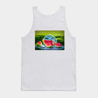 Say Hello To Summer With Watermelon - Painterly Tank Top